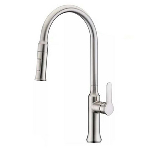 High End Kitchen Sanitary Pull down Kitchen Faucet Zinc Sink Faucet With Sprayer