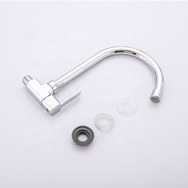 Kitchen Tapware Faucet 360 Swivel Wall Mounted Sink Tap