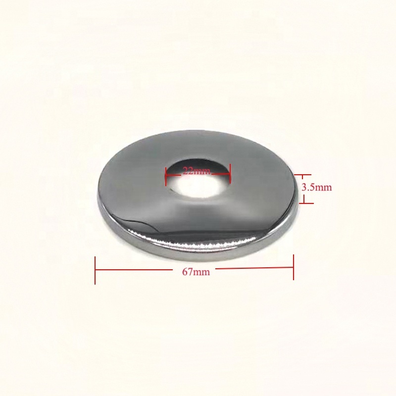 67 mm Cold Water Tap Hole Faucet Cover In Metal