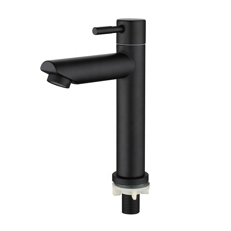 Faucet 304 Stainless Steel Bathroom Vanities Black Tall And Small Water grifo Basin Faucets For Cold