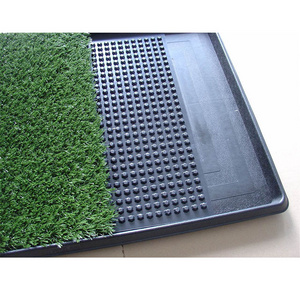 HH-214 Hot Sale Small Pet Dog Toilet Pads with Artificial Grass