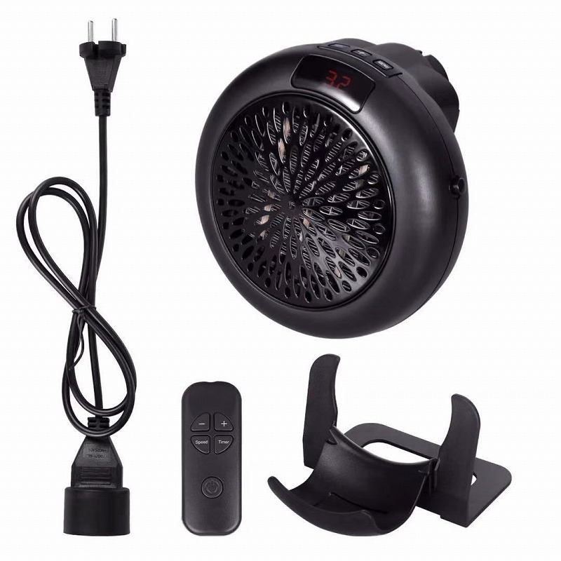 1000 Watts Portable Fan Heater Electric Mini Round Handy Wonder Air Warm Blower