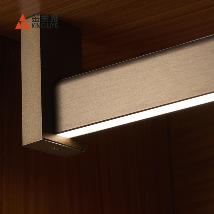 Wardrobe Led Tubes Hanging Rail Furniture Hardware Cabinet Rods Closet Rod New Design