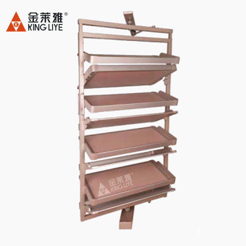 180degrees Rotary Shoes Shelf Rotating Shoe Organizer Rack 8 Layers Metal Living Room Furniture