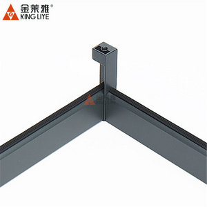 Aluminum Kingliye Wardrobe Clothes Rail for Wardrobe Pipe Tube Closet Rod For Cabinet Fittings