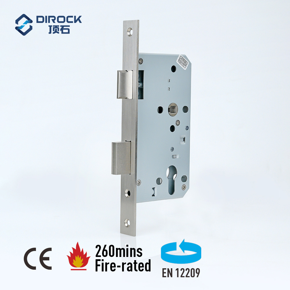 CE EN 12209 Euro Fireproof German Door Lock Building Hardware Fire Rated Sash Mortise Lockset