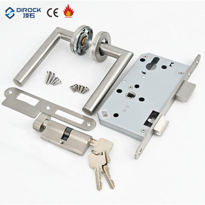 CE EN 12209 Euro Fireproof German Door Lock Building Hardware Fire Rated Sash Mortise Lockset