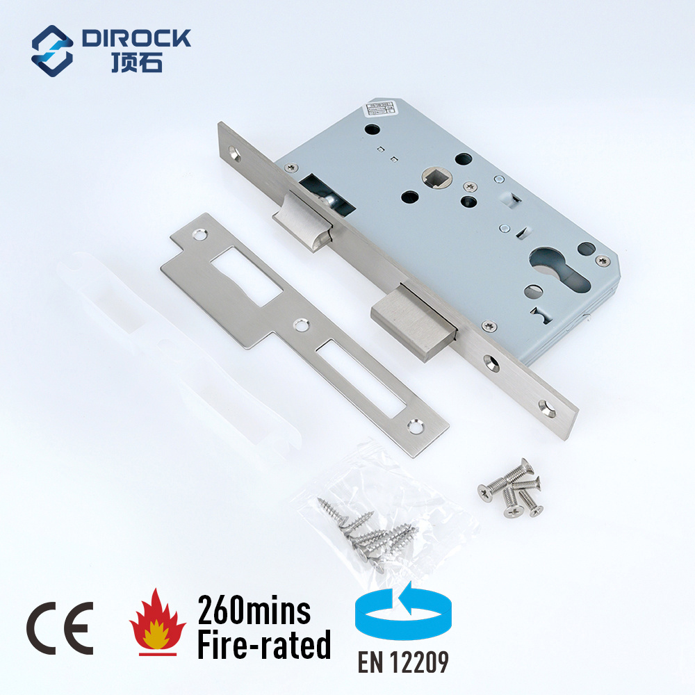 CE En12209 High Security Fire Rated Sus304 Deadbolt Latch Cylinder Sash Mortise Door Security Lock