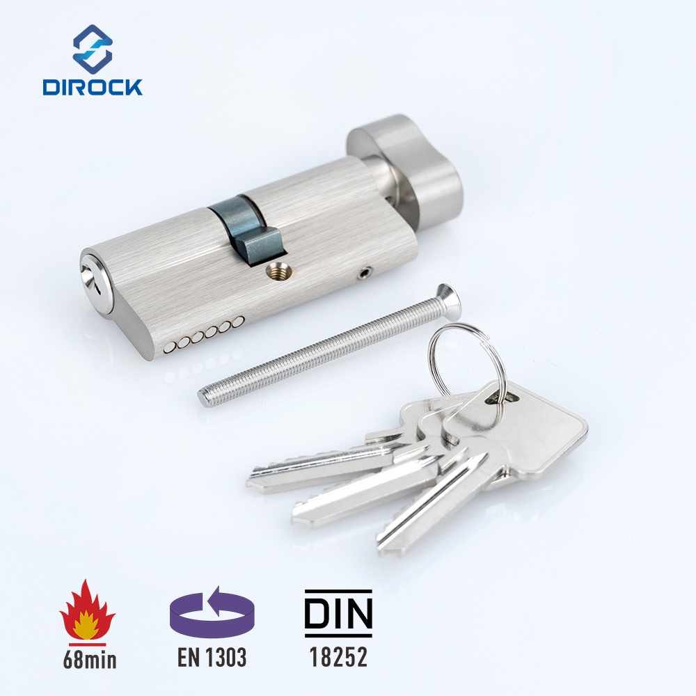 Factory Manufacturers Euro Thumbturn Cylinder Lock Euro Door Lock Barrel Door Lock with 3 keys