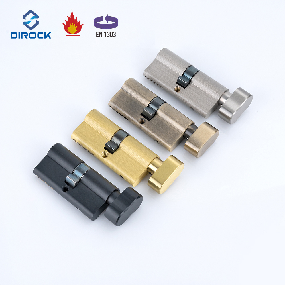 Factory Manufacturers Euro Thumbturn Cylinder Lock Euro Door Lock Barrel Door Lock with 3 keys