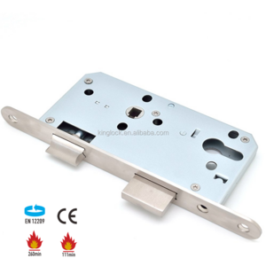 Latch Dead bolt 6072 Door Mortise Anti Theft/DIN18251 Fire Rated European Standard Sash Lock /304 Stainless Steel Lock Body