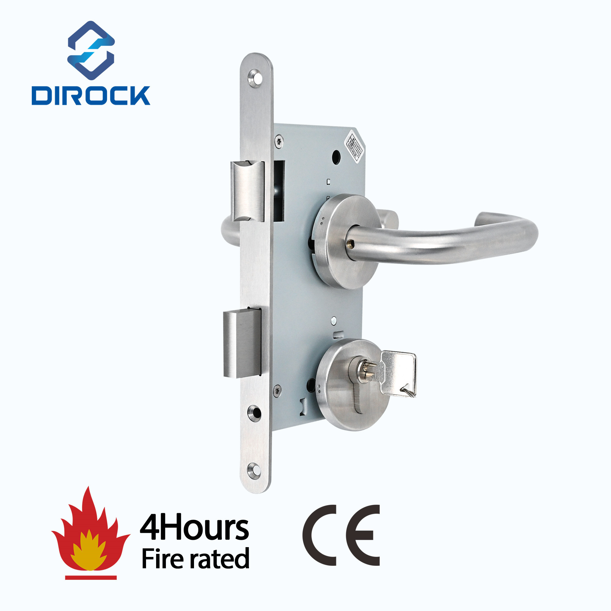 Latch Dead bolt 6072 Door Mortise Anti Theft/DIN18251 Fire Rated European Standard Sash Lock /304 Stainless Steel Lock Body