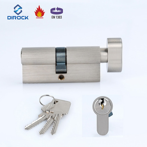 Factory Manufacturers Euro Thumbturn Cylinder Lock Euro Door Lock Barrel Door Lock with 3 keys