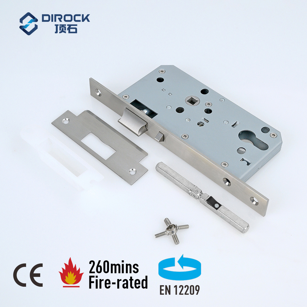 6072CR SS304  classroom mortise lock  for school/building/airport/hospital/supermarket/mall with safty latch