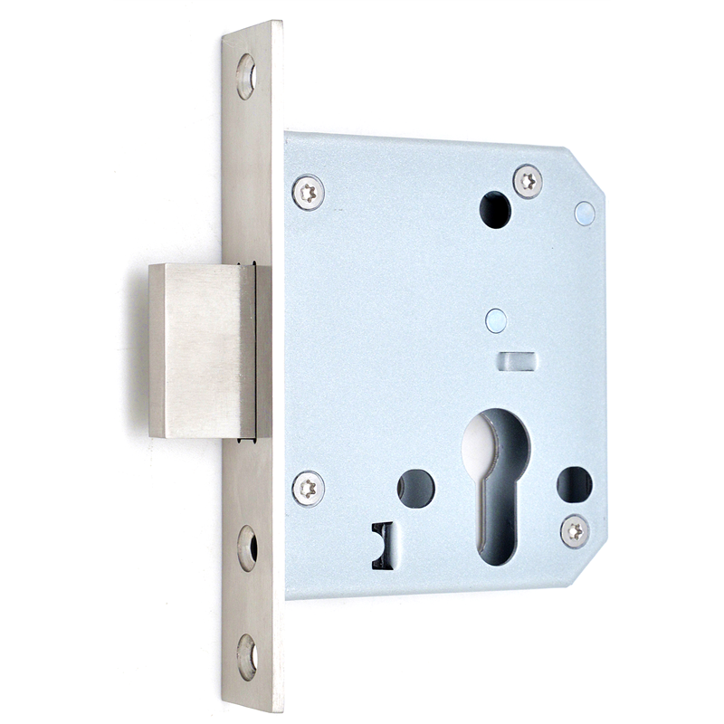 DIN18251 Standard High Quality 55mm Backset Fireproof Small Size Mortise Deadbolt Lock Body