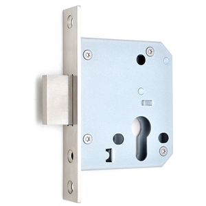 DIN18251 Standard High Quality 55mm Backset Fireproof Small Size Mortise Deadbolt Lock Body