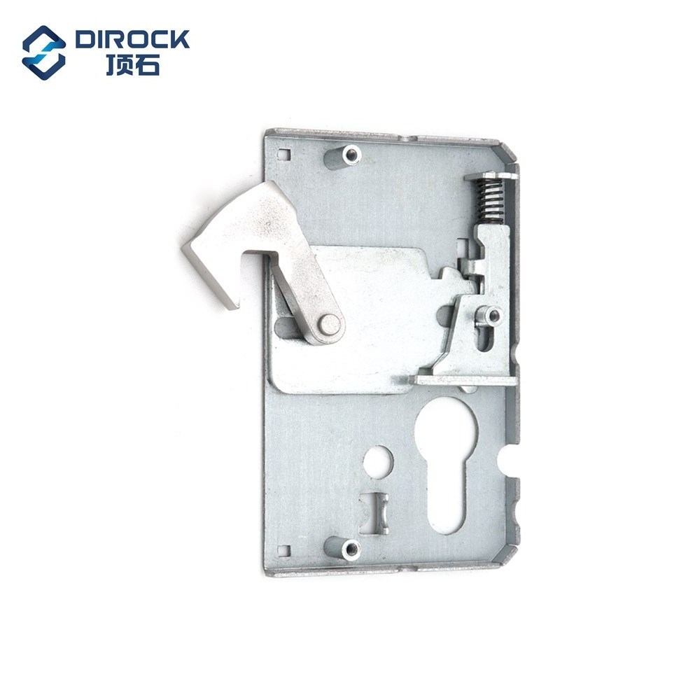 stainless steel 304  hook lock for sliding door, 50mm backset mortise hook lock