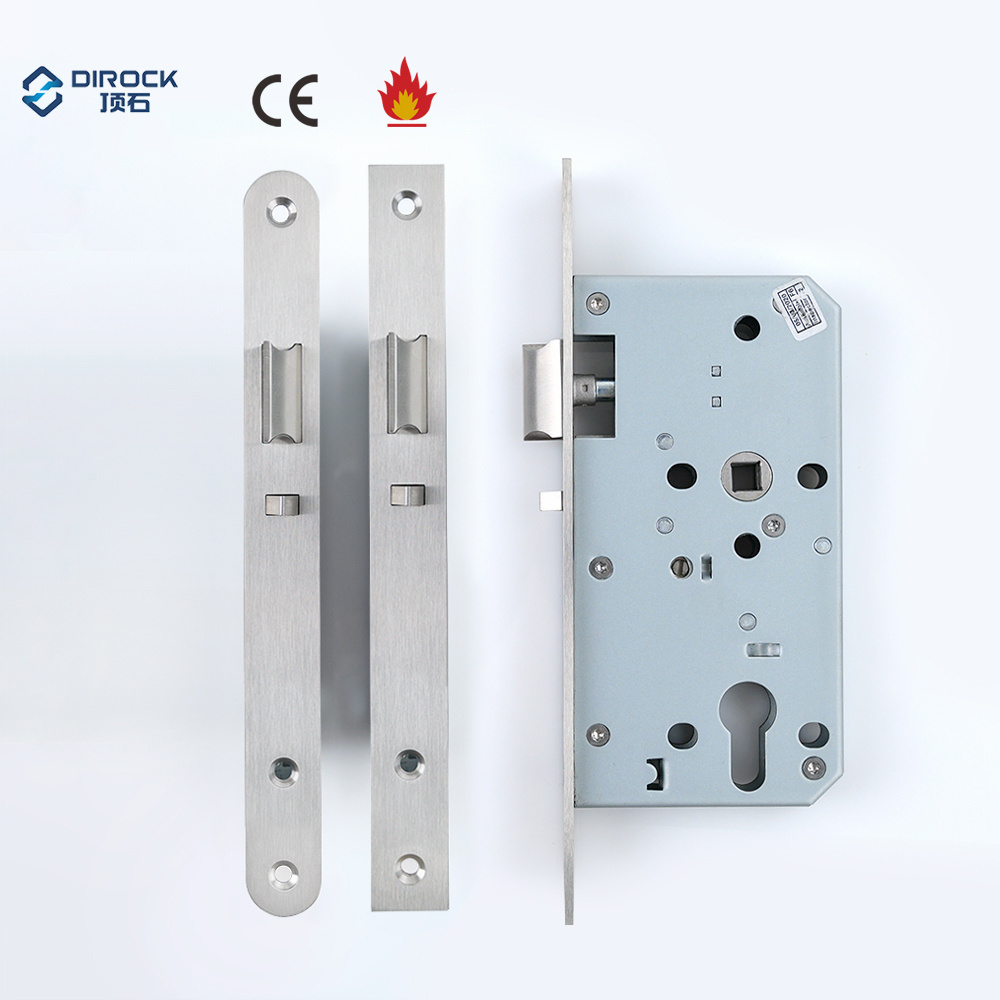 Dirock brand En12209 Din18251 stainless steel classroom mortise lock 5572CR