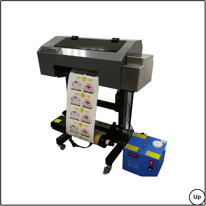 Automatic Feeding And Take-Up A3/A4 Rolling UV Label Printing Machine