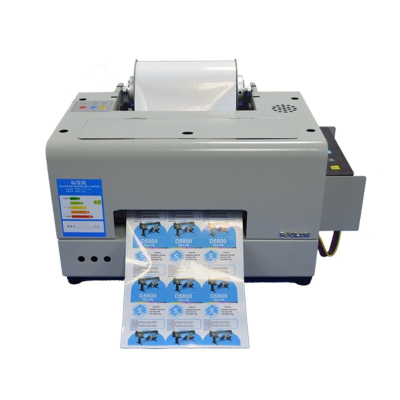 Color Label Printer A4 Eco Solvent Roll Sticker Label Printing Machine