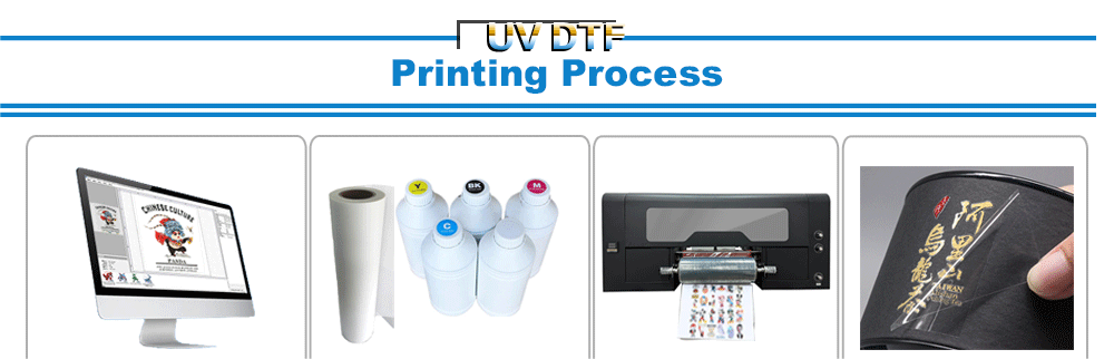 UV DTF Printer A3 UV DTF Printer Sticker Printer with Vacuum Platform for mug bottle acrylic print and Transfer A3