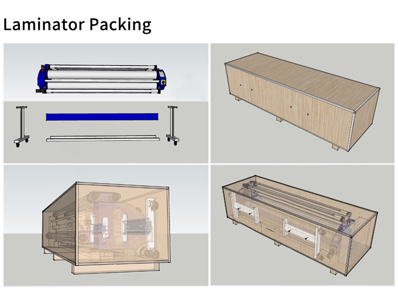 Fayon 64 inches 1620mm large format cold laminator machine FY1600DA roll to roll laminator