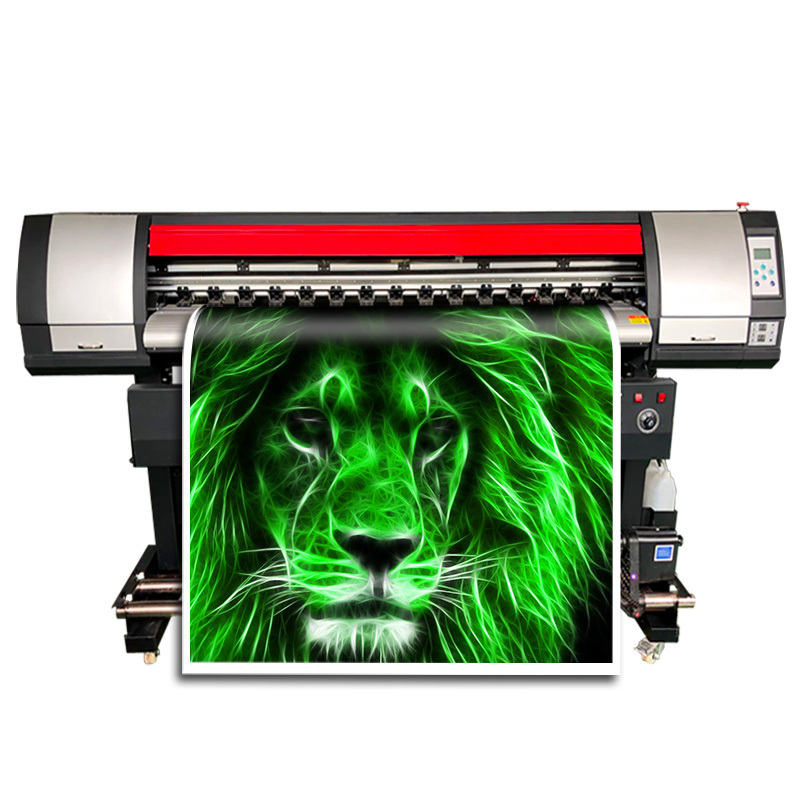 10Ft 3.2 Meters Eco Solvent Printer Large Format Printer For Flex Banner Vinyl Stickers