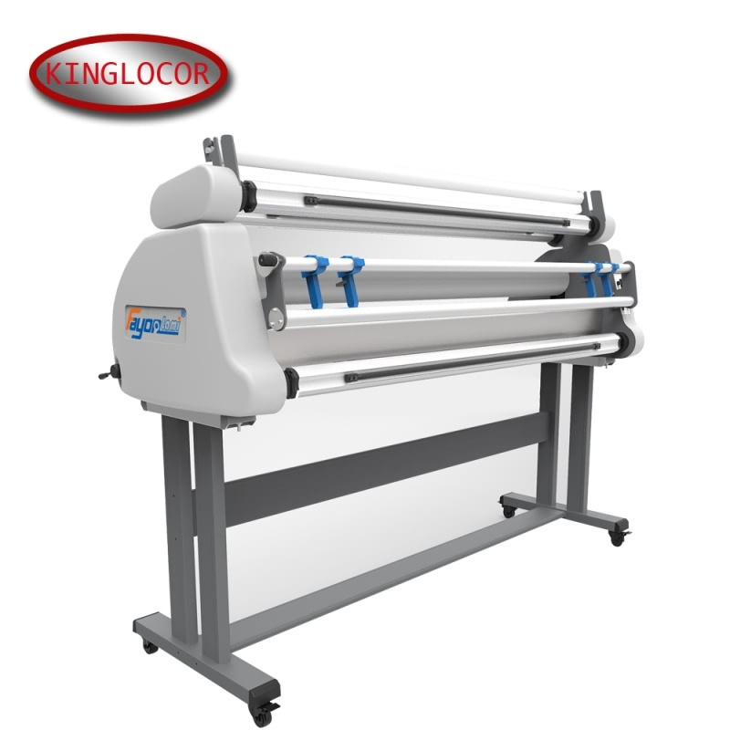 Fayon 1600-SE Industrial Hot/Cold Automatic Vinyl Banner Sticker  Glue Film Plastic PVC Poster Roll Laminating Machine