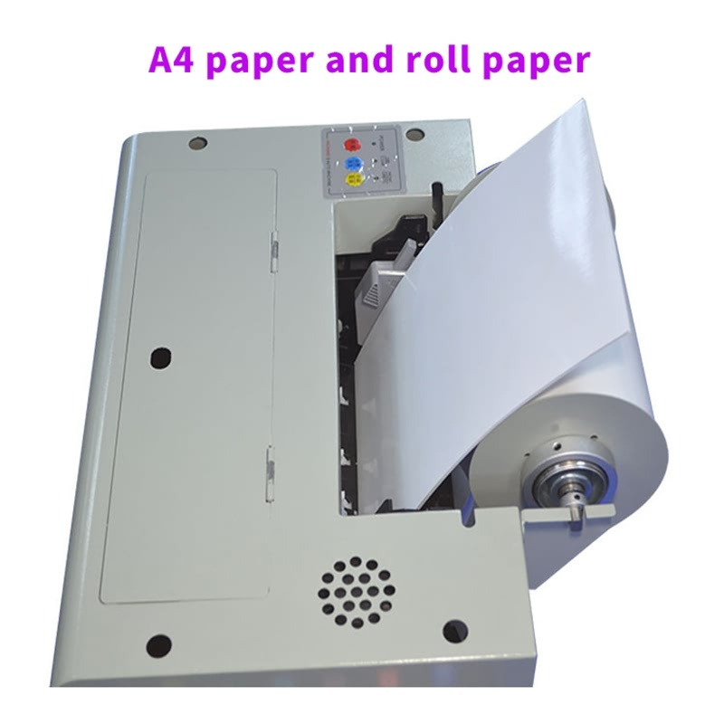 Color Roll Label Printer A4 Automatic Digital Inkjet Bottle Label Printer Water Proof Sticker Label Maker Machine