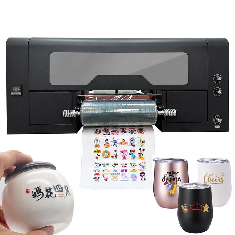 UV DTF Printer A3 UV DTF Printer Sticker Printer with Vacuum Platform for mug bottle acrylic print and Transfer A3