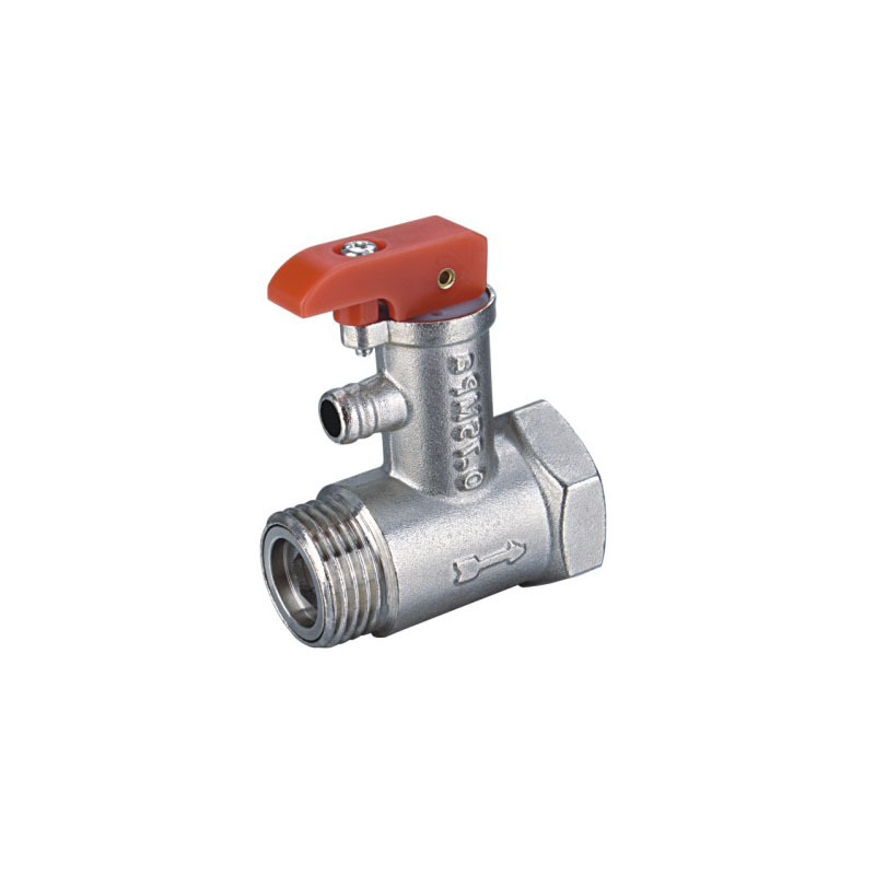 KLOE3615F-15  Made in China hot selling factory price Brass Nickel plated safety relief valves for water heater