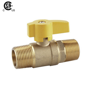 csa 1/2" 3/4" 1"  brass gas ball valve