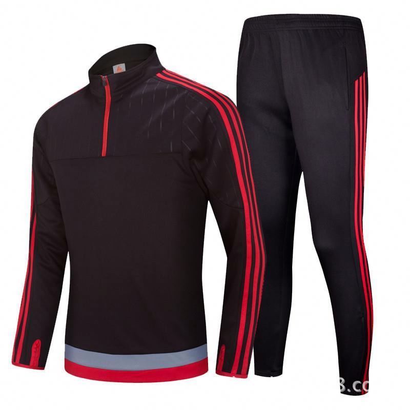 new design soccer training tracksuit thailand quality adult sports football track suit cheap