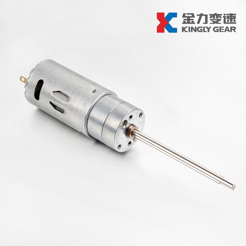 4mm Long Shaft 12volt 390/395 DC Motor with 25mm Gearbox Small Slow Rotating Motor for Electric Valve / Robotic Hobbies