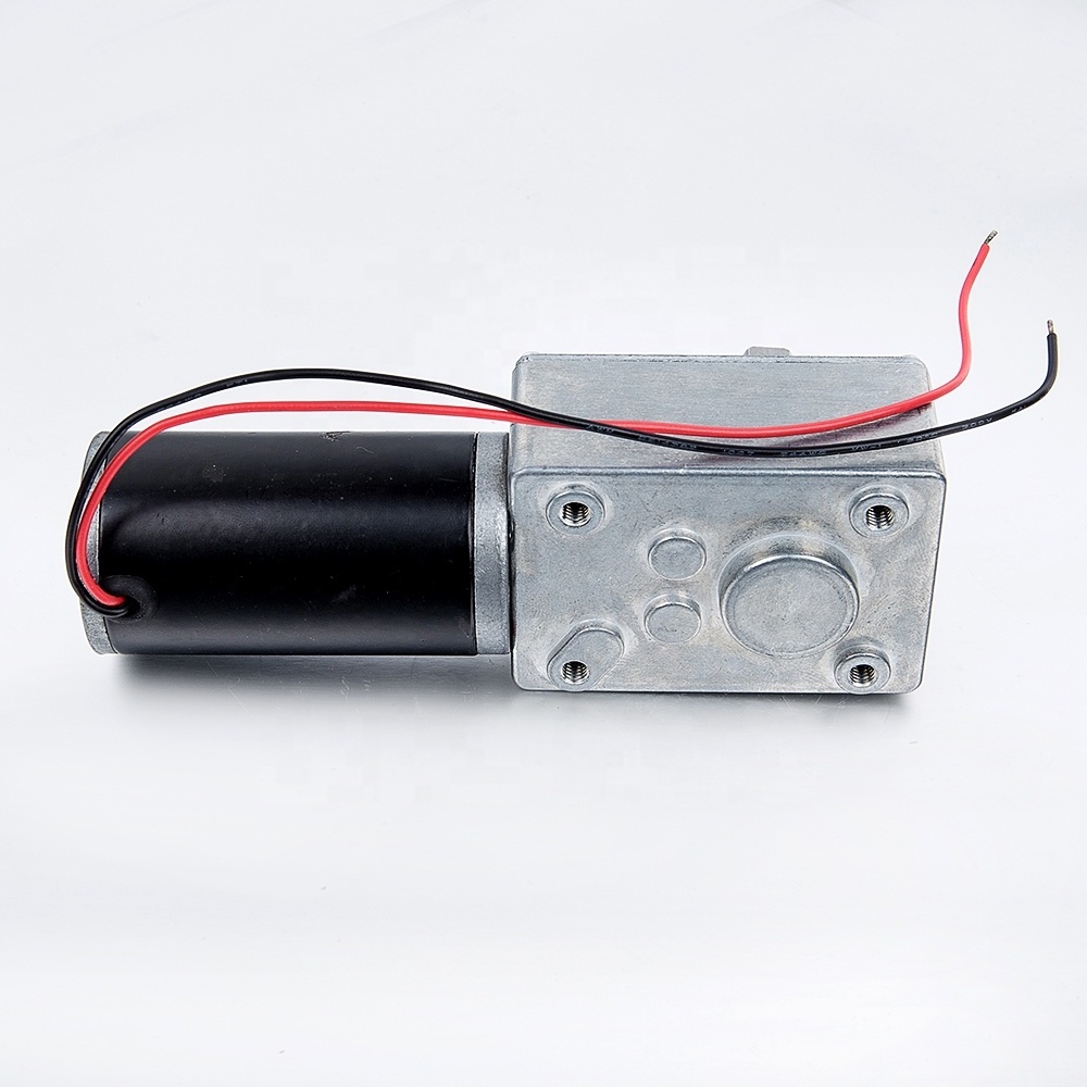 4058-31ZY 58mm High Torque and Power Rohs Material 12v  24v  DC Worm Brush Gear Motor for Robots