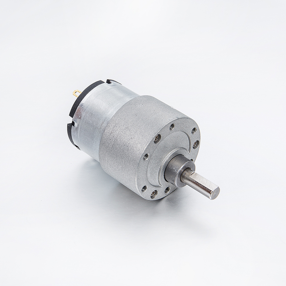 Gear Motor 520 528 545 555 12v 24v DC 37mm Gearbox with Metal Gears10w 20w Gear Motor For Automation and Lawn Mower