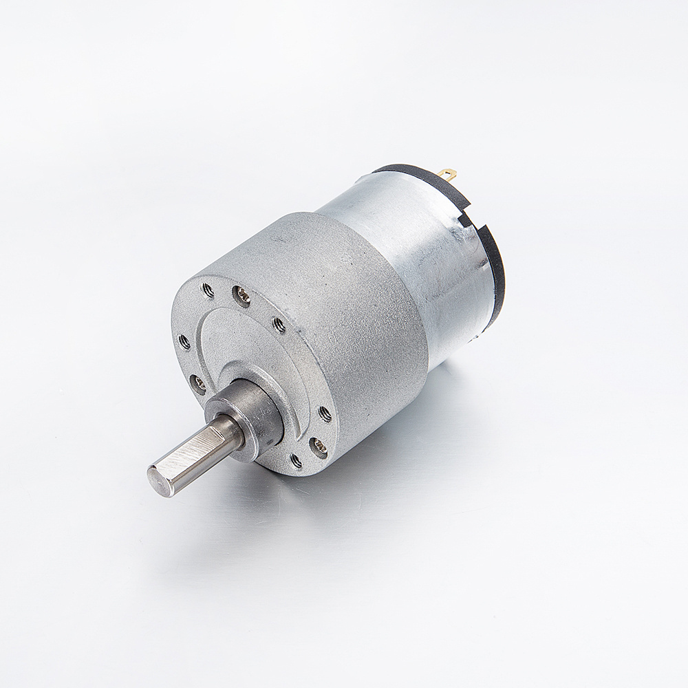 Gear Motor 520 528 545 555 12v 24v DC 37mm Gearbox with Metal Gears10w 20w Gear Motor For Automation and Lawn Mower