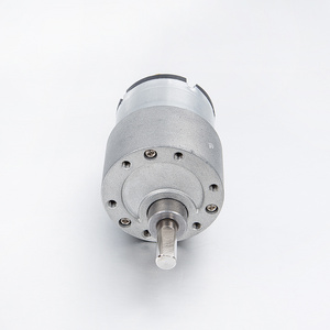 Gear Motor 520 528 545 555 12v 24v DC 37mm Gearbox with Metal Gears10w 20w Gear Motor For Automation and Lawn Mower