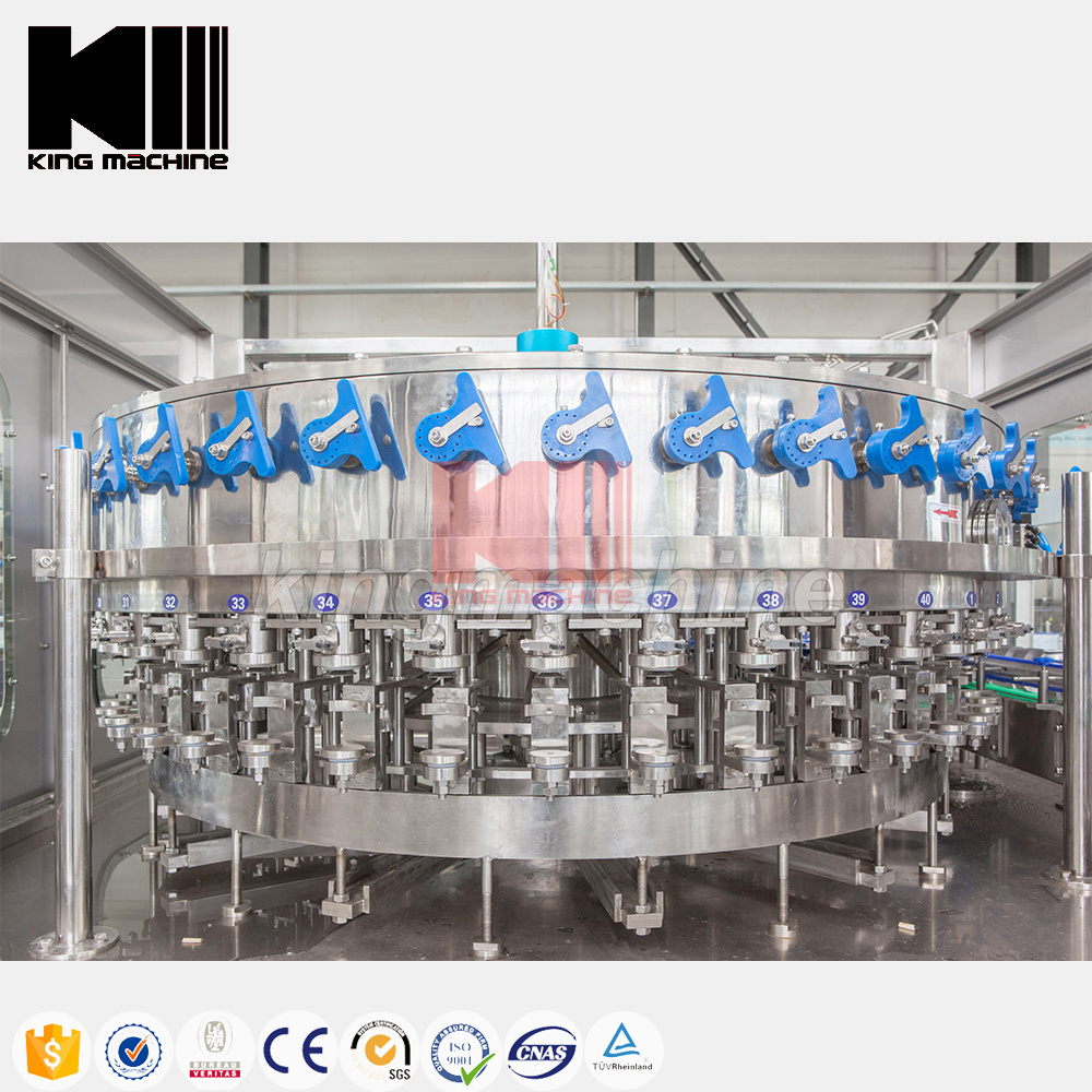 Full automatic aluminum tin can beverage making canning sealing machine / beer small carbonated drink filling