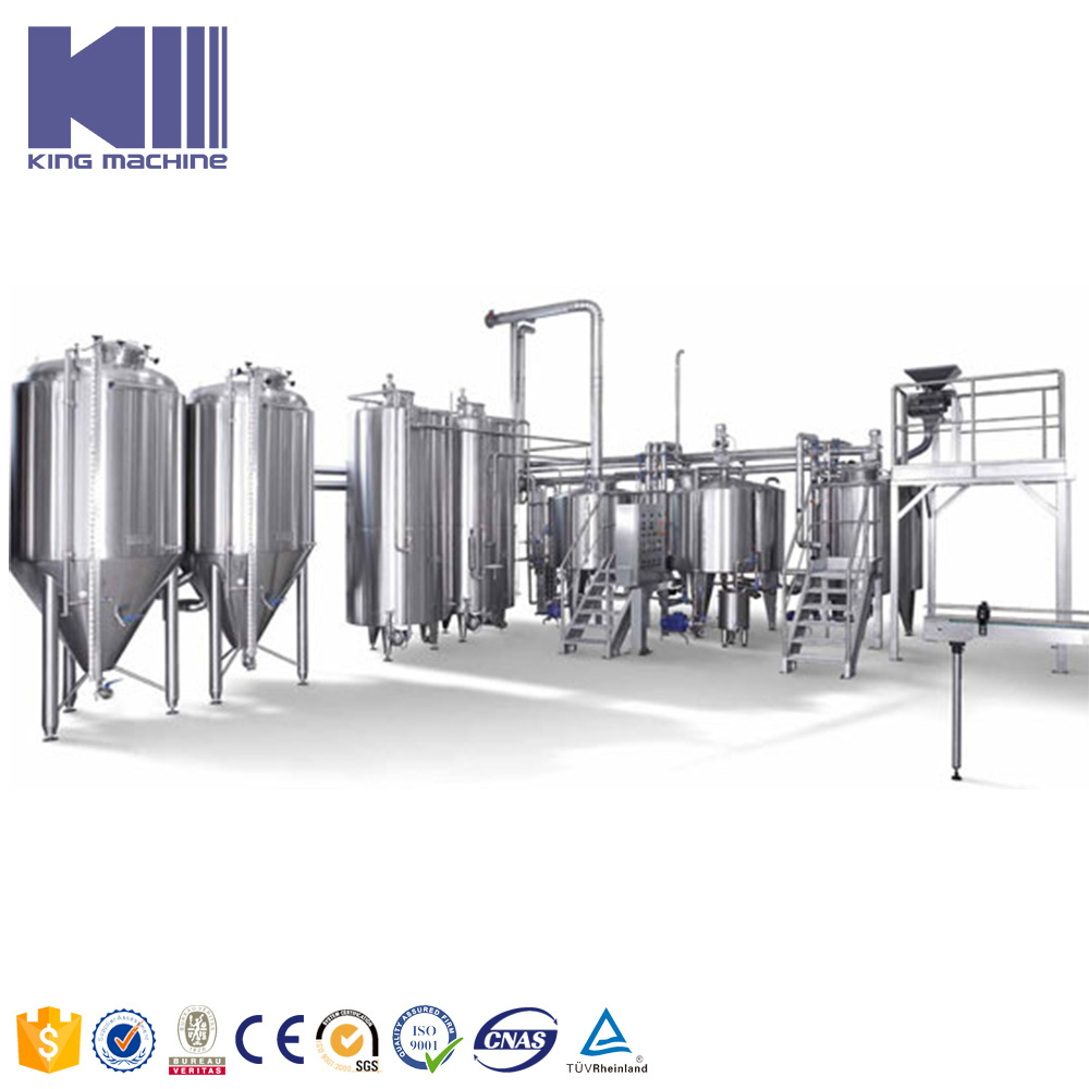 Automatic beer making machine to make craft beer with capacity 100l