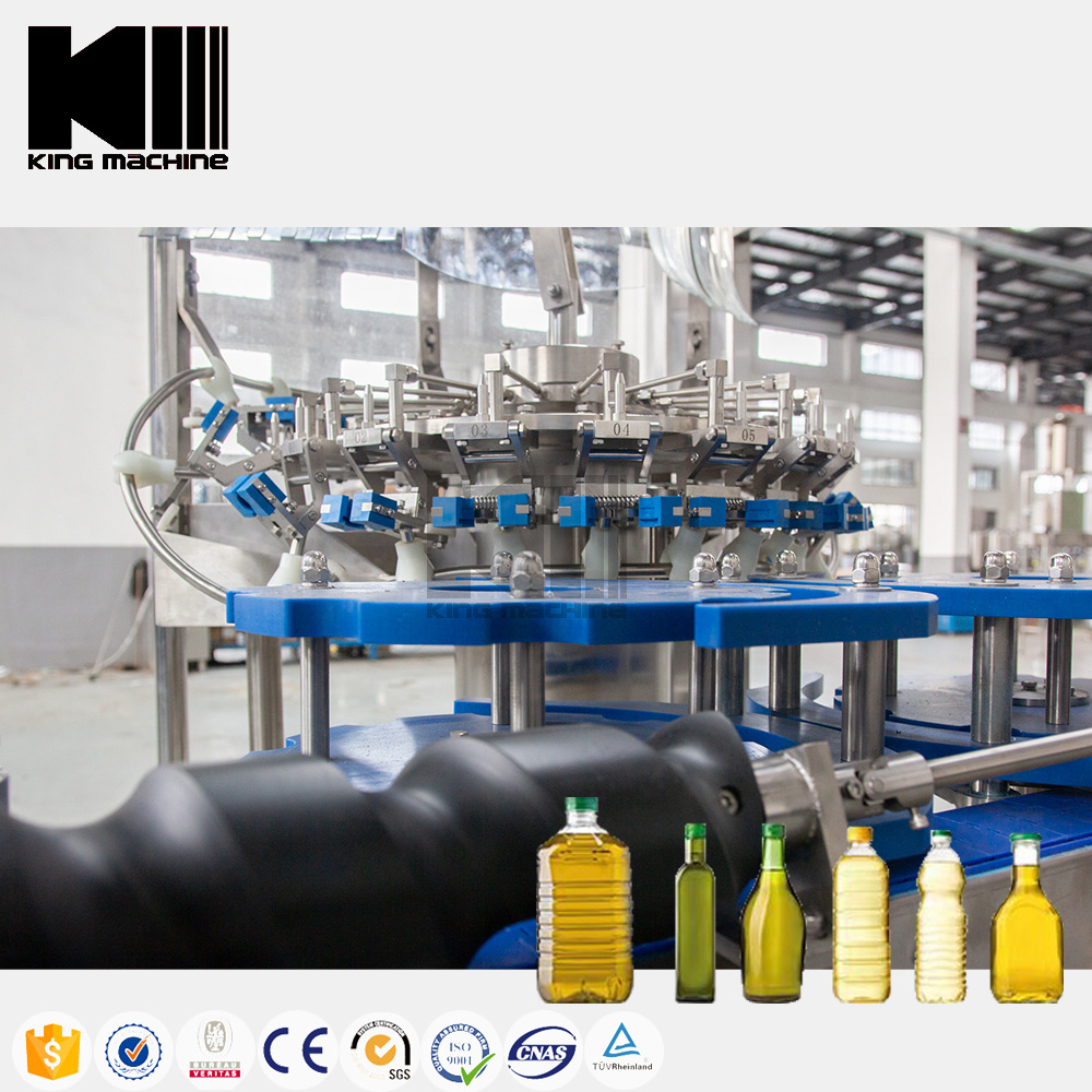 Edible Oil Filling Machine / Packing Machine For Plastic Bottles