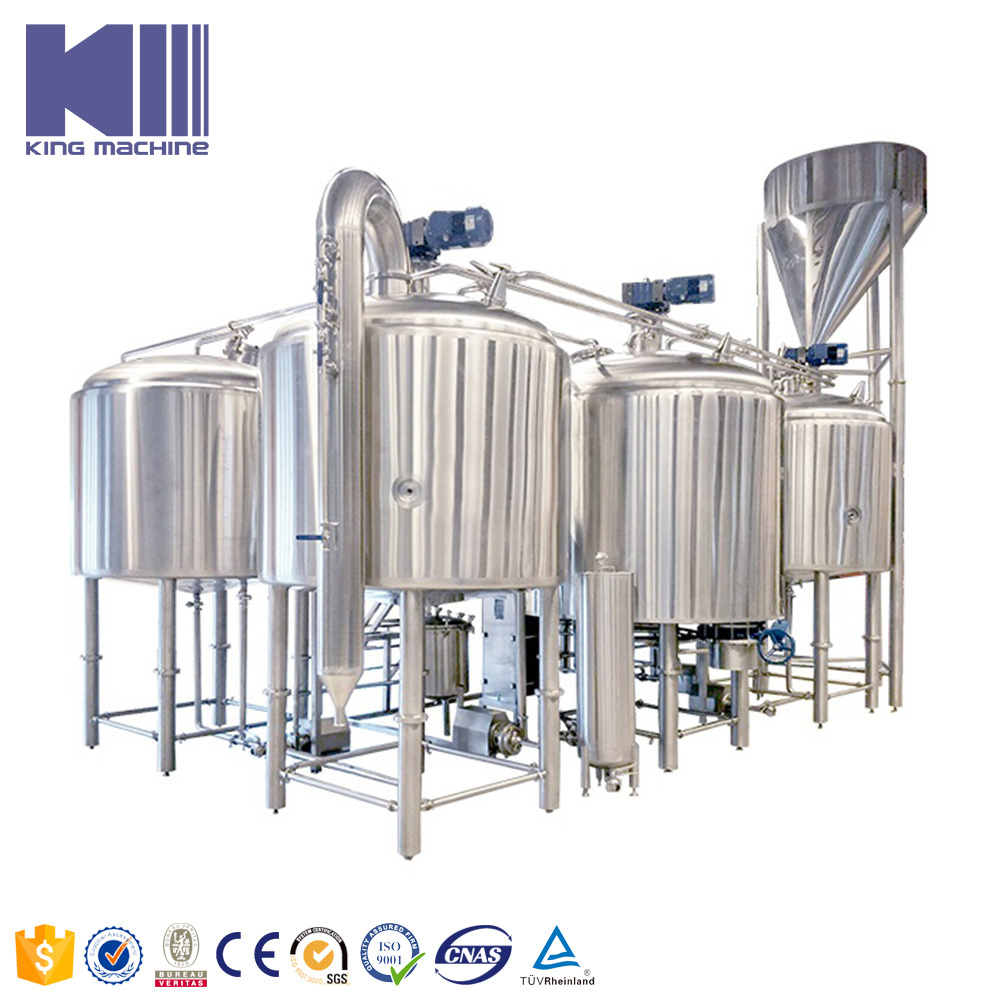 Automatic beer making machine to make craft beer with capacity 100l