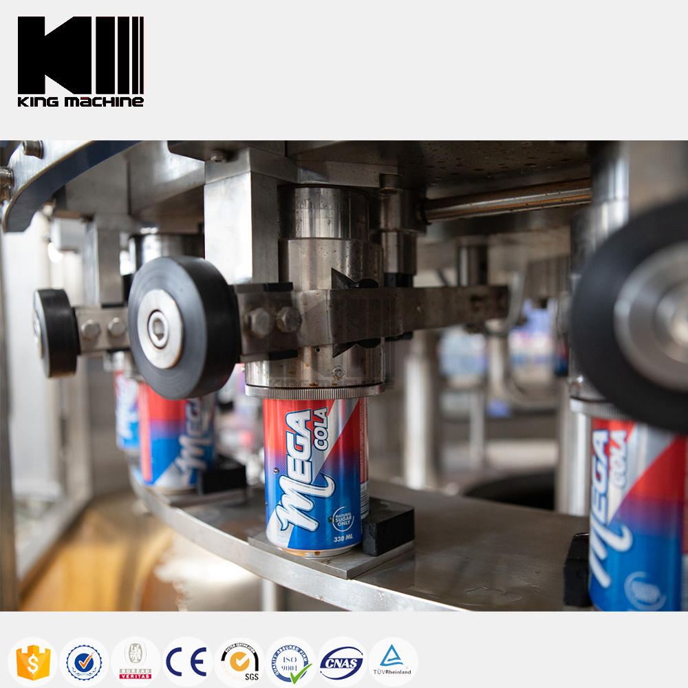 carbonated drink can filling sealing machine GT series metal beer tin pull-tab cans filler and seamer