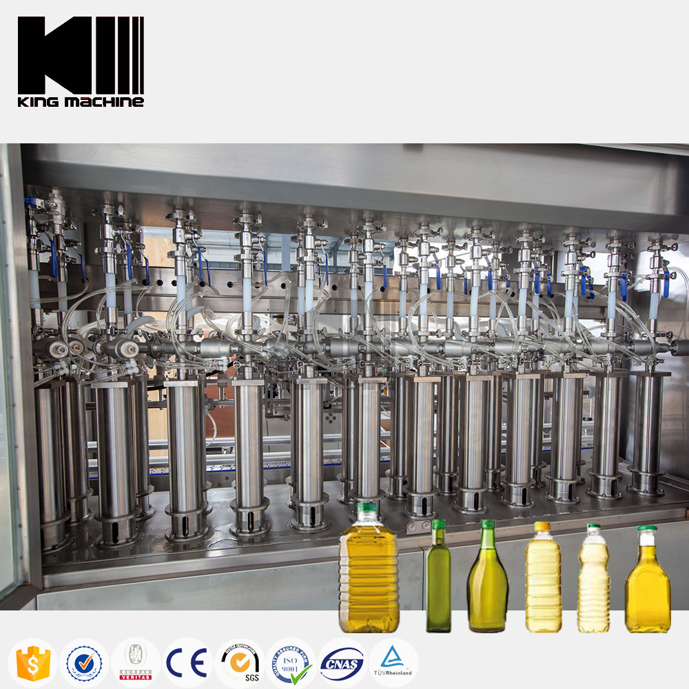 Edible Oil Filling Machine / Packing Machine For Plastic Bottles