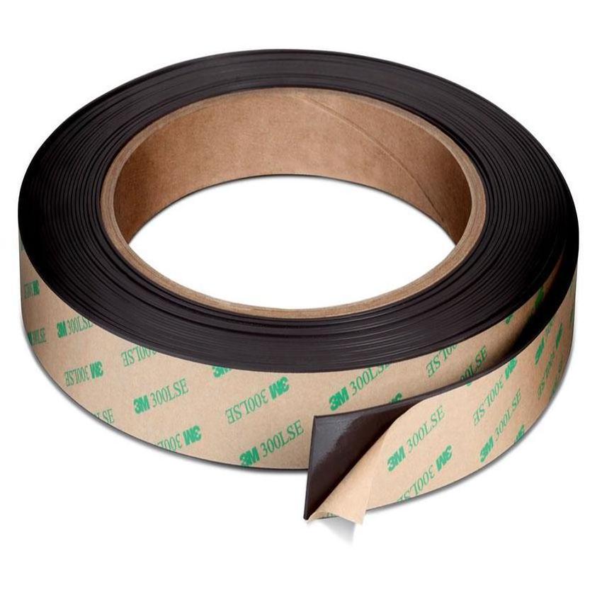 Advanced Custom Double Sided Magnetic Seal Tape Strips Rubber Magnet Strip