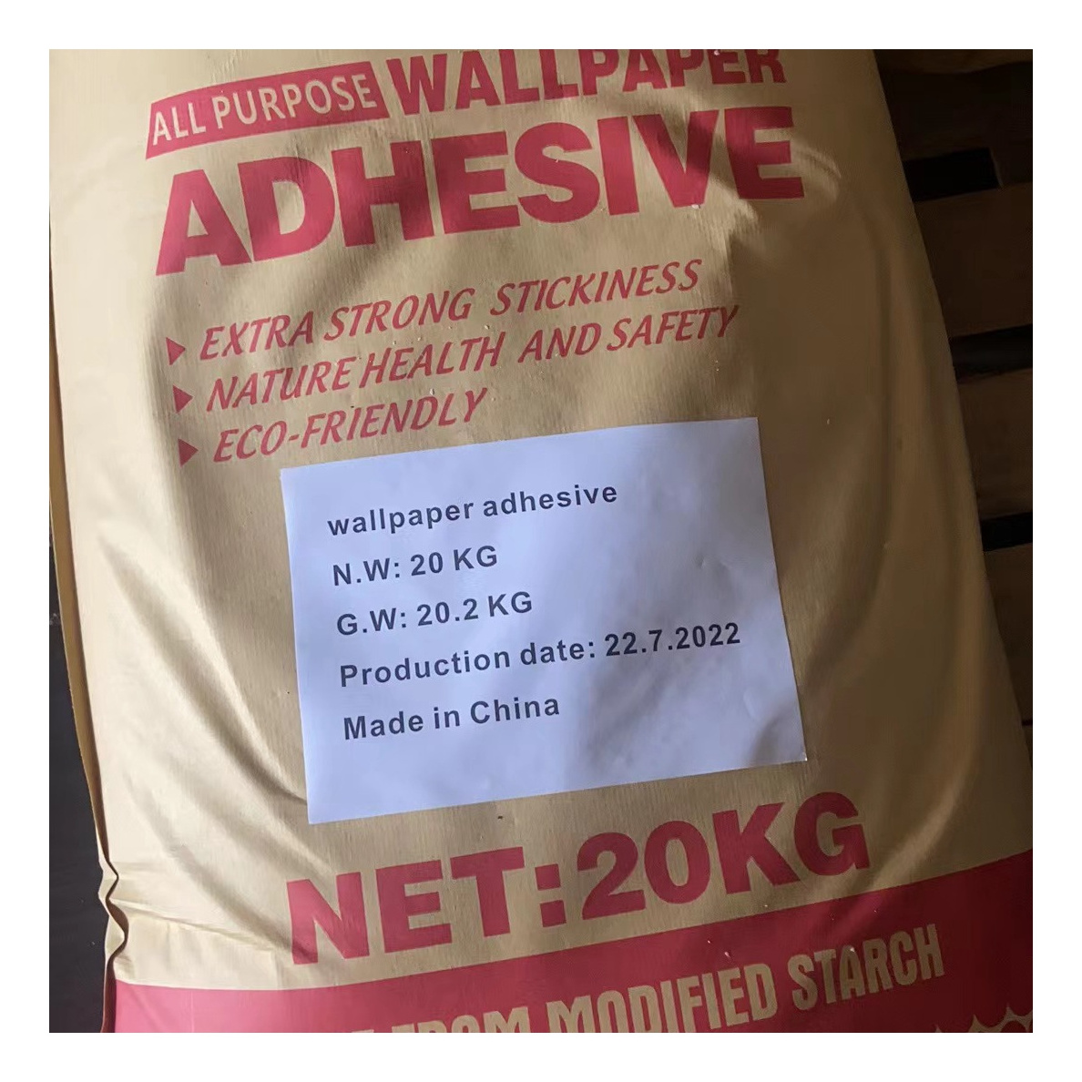 wholesale wallpaper adhesive glue, hot selling adhesive for wall paper glue powder