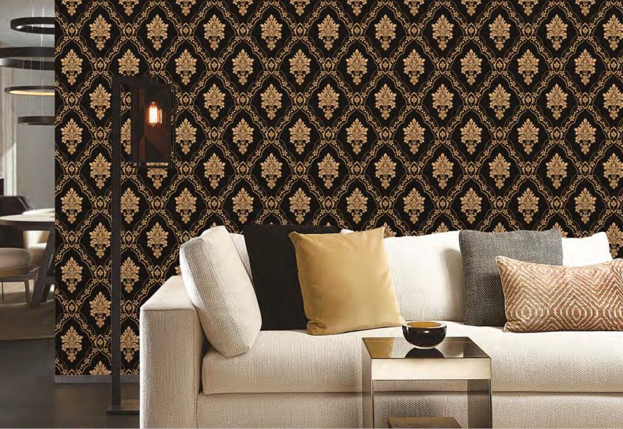 Wholesale New Exquisite Embossed European wallpaper, special wallpaper for interior decoration