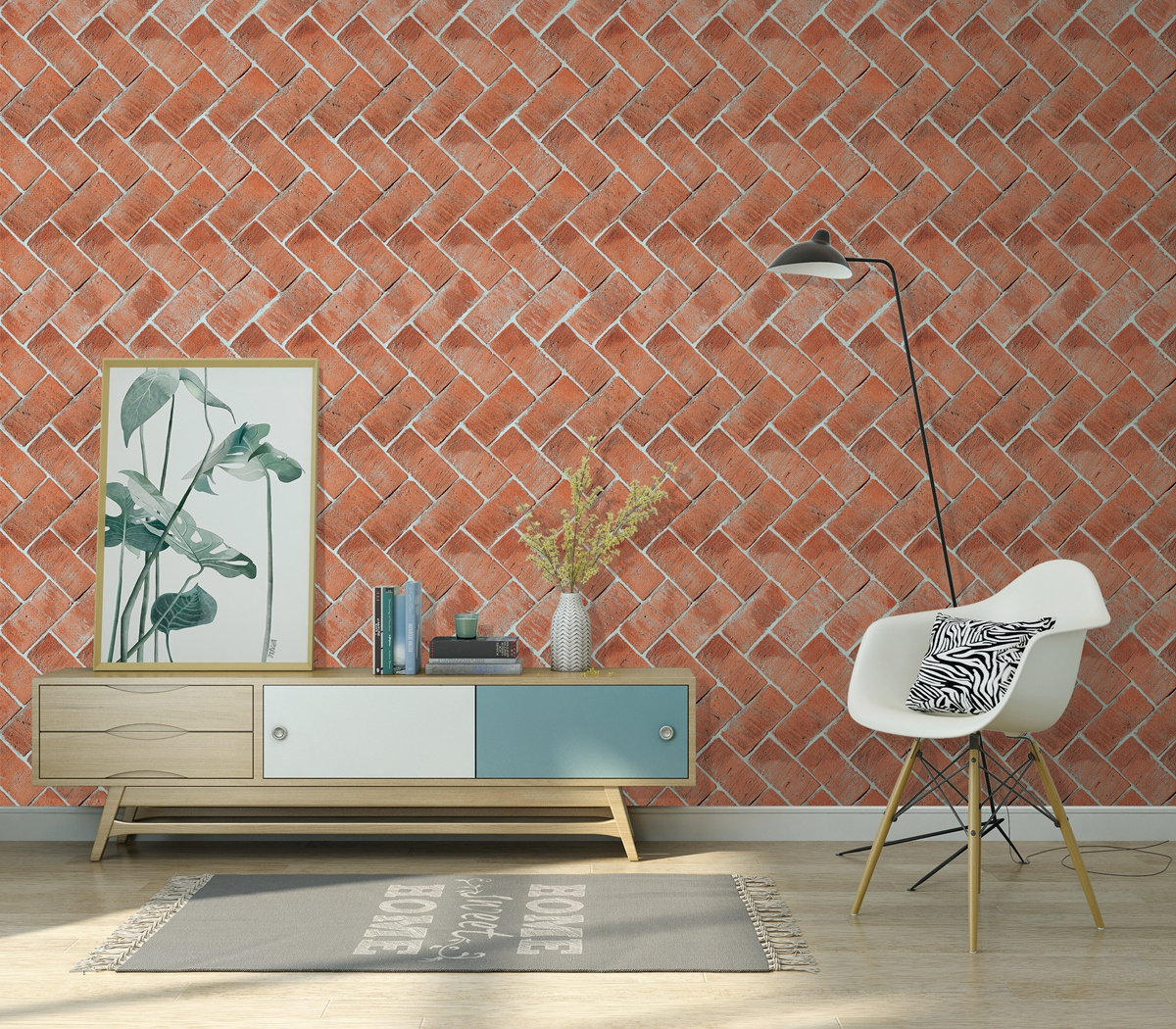 3D Brick Wallpaper Stone Wall paper Wall Coating Paper 3D Decoration Wall Home modern Vinyl Wallpapers