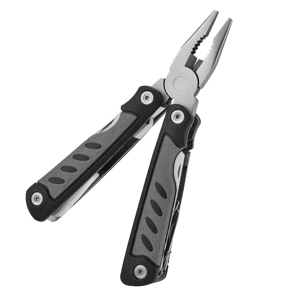 High quality EDC 13 In 1 Needle Nose Multi Functional Multi Tool Pliers Pocket Multi Tools with nylon bag plier