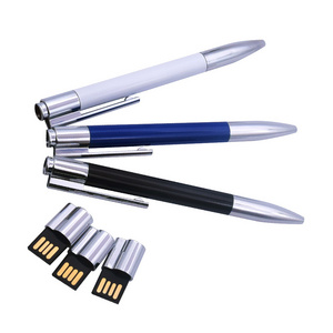 Tailored Logo Ballpoint Pen Drive Touch Screen Memory Stick 4GB 8GB 16GB Usb 2.0 Flash Drive 32GB 64GB Business Gifts